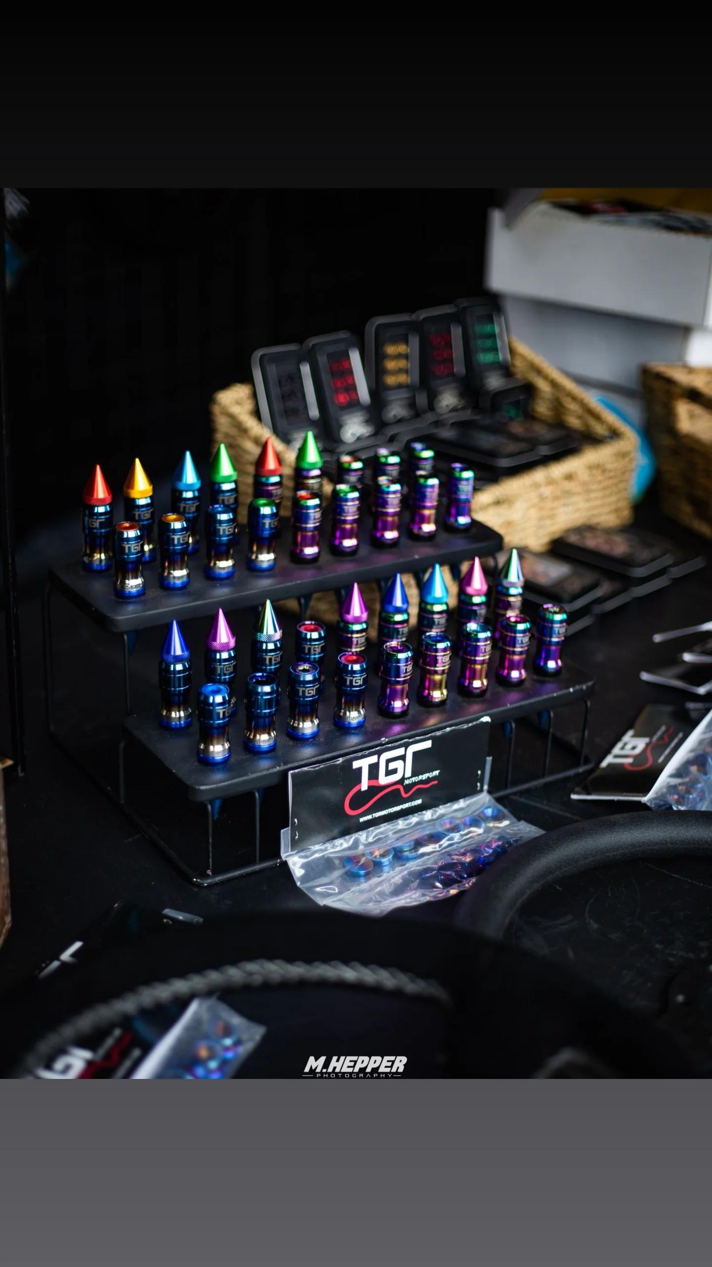 Neochrome Steel Wheel Nuts