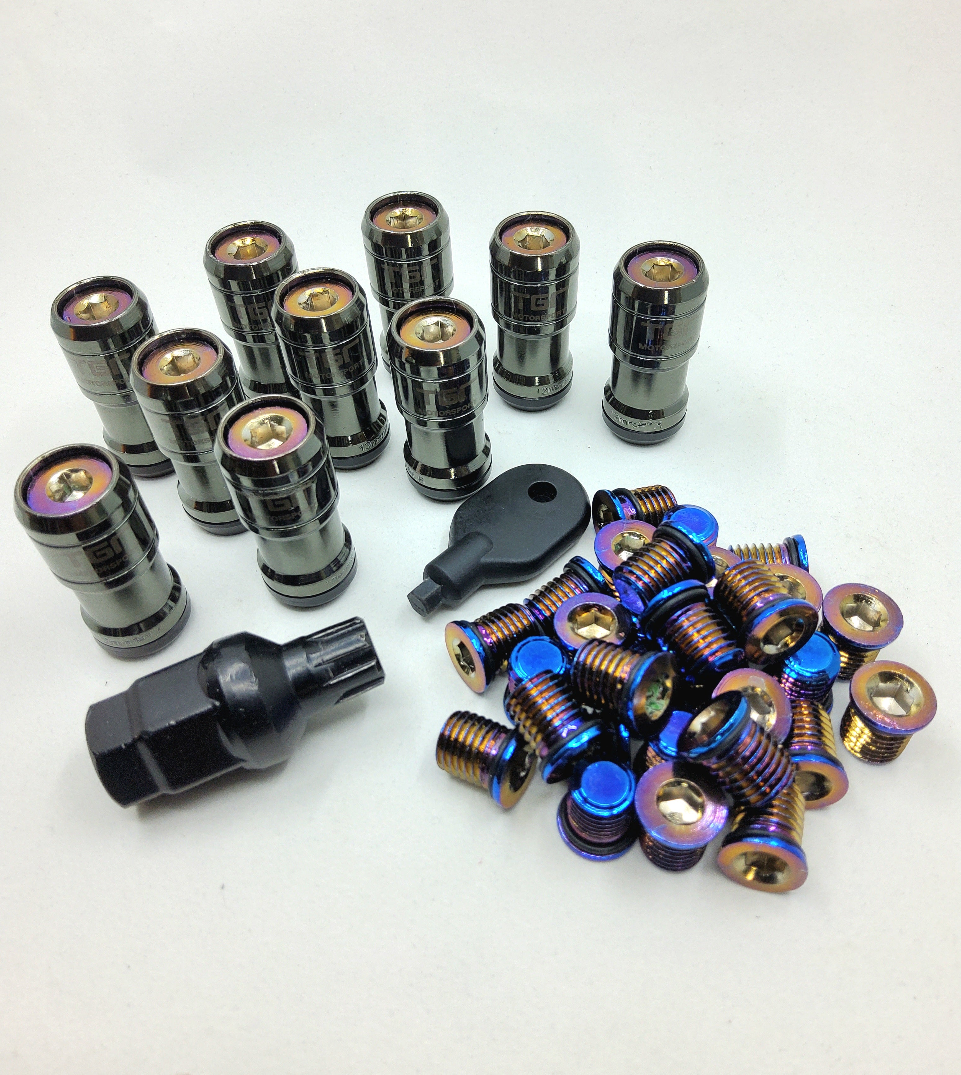 Gunmetal Steel Wheel Nuts