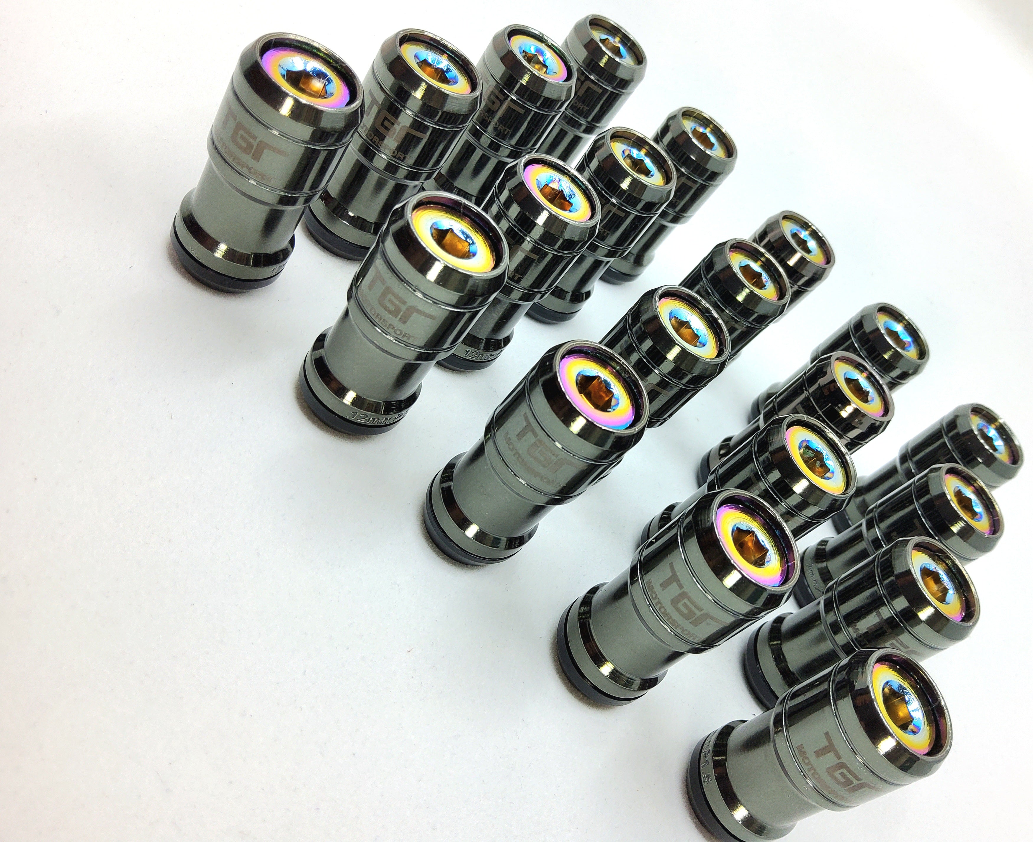 Gunmetal Steel Wheel Nuts