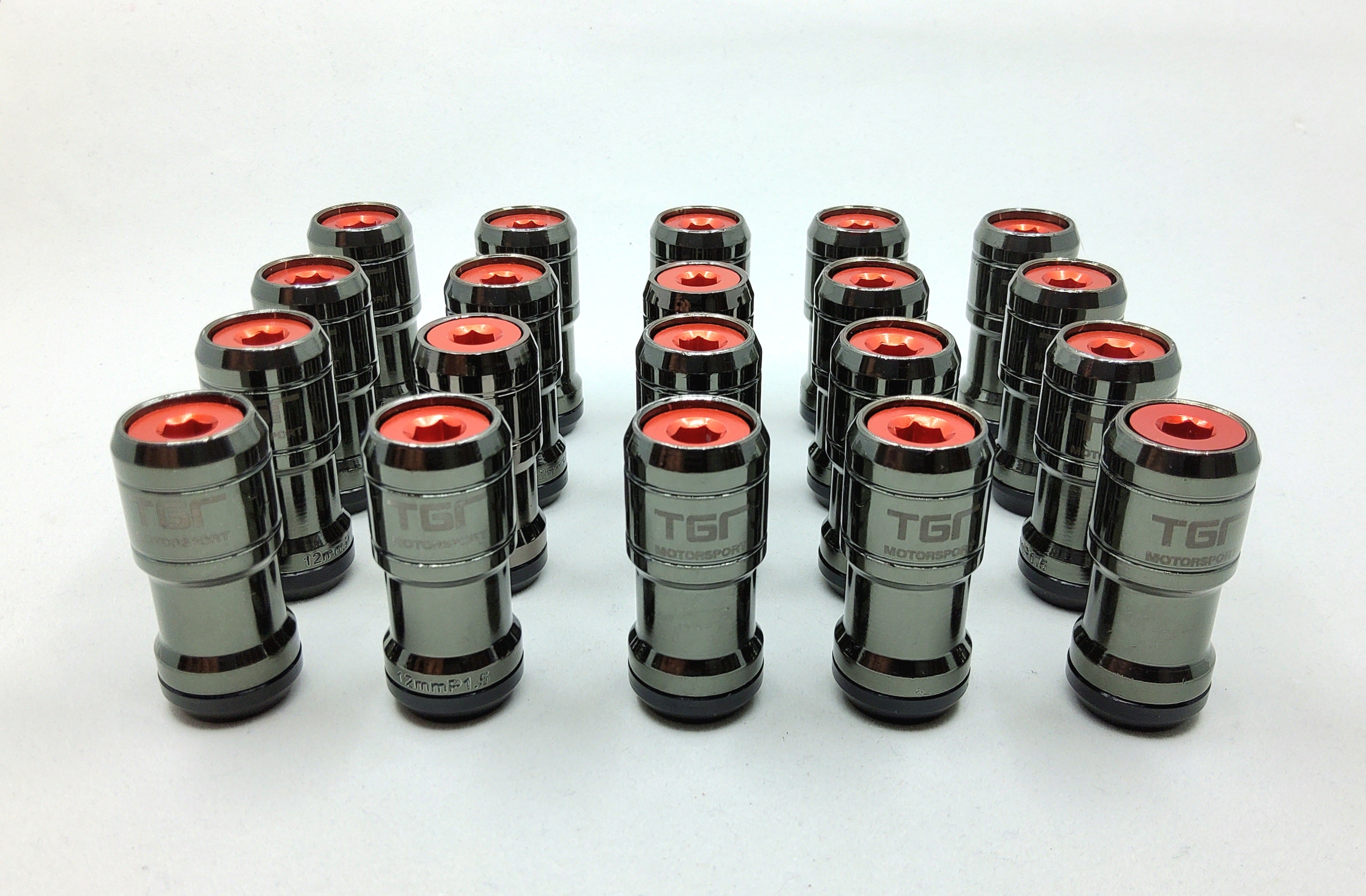 Gunmetal Steel Wheel Nuts