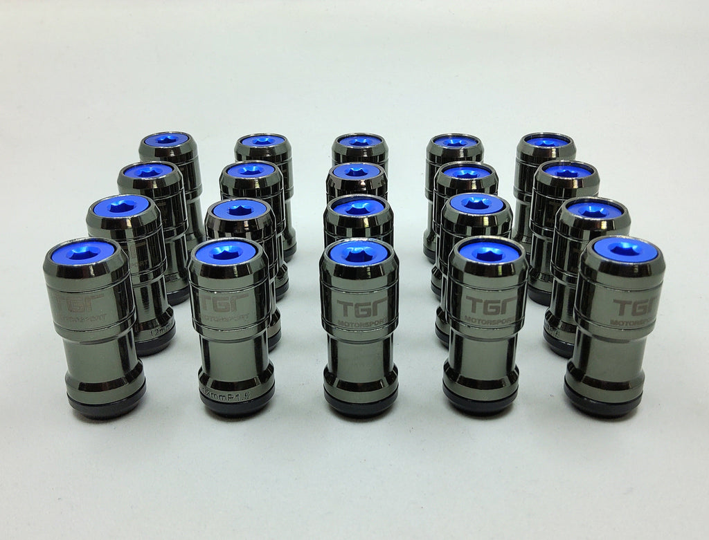 Gunmetal Steel Wheel Nuts