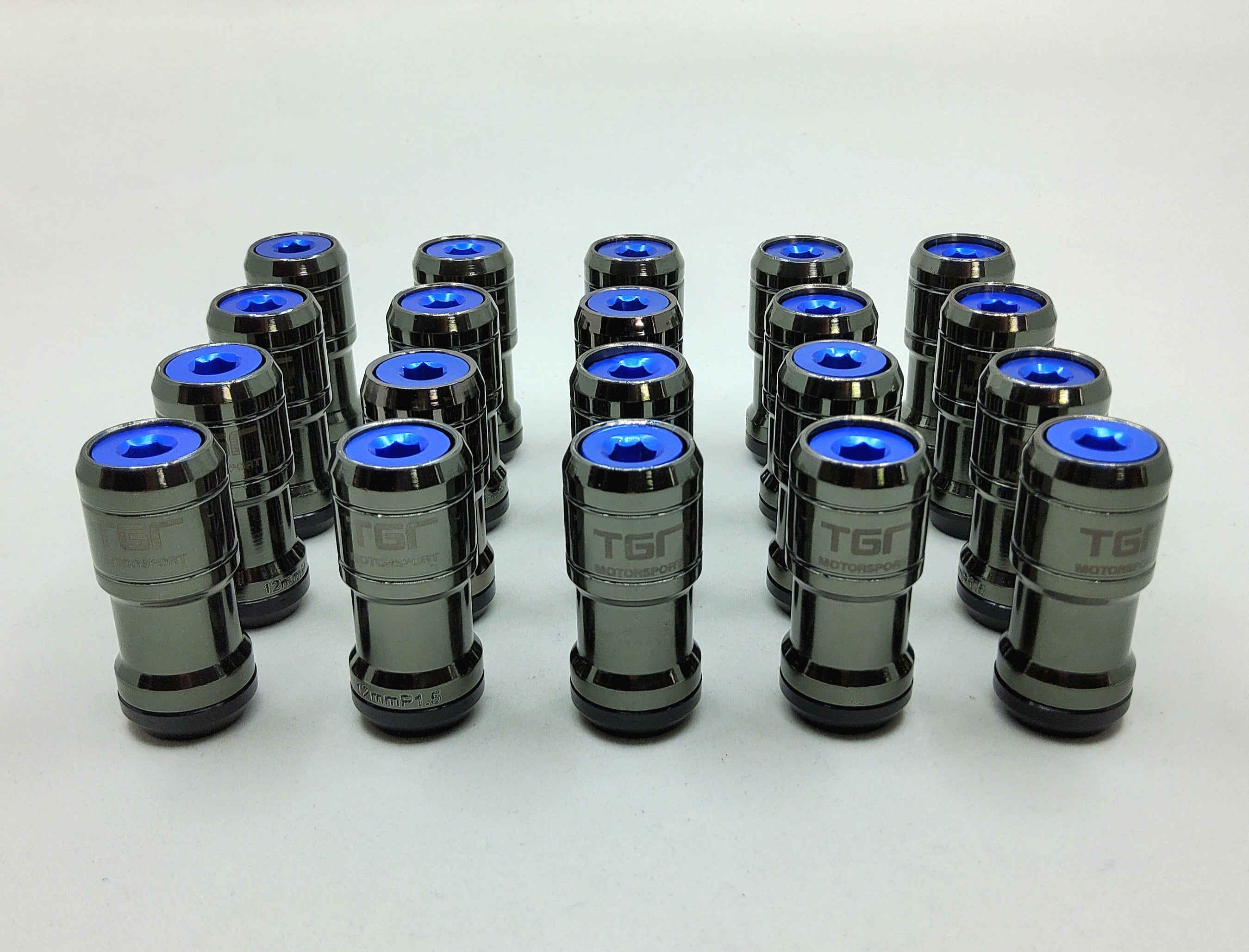 Gunmetal Steel Wheel Nuts