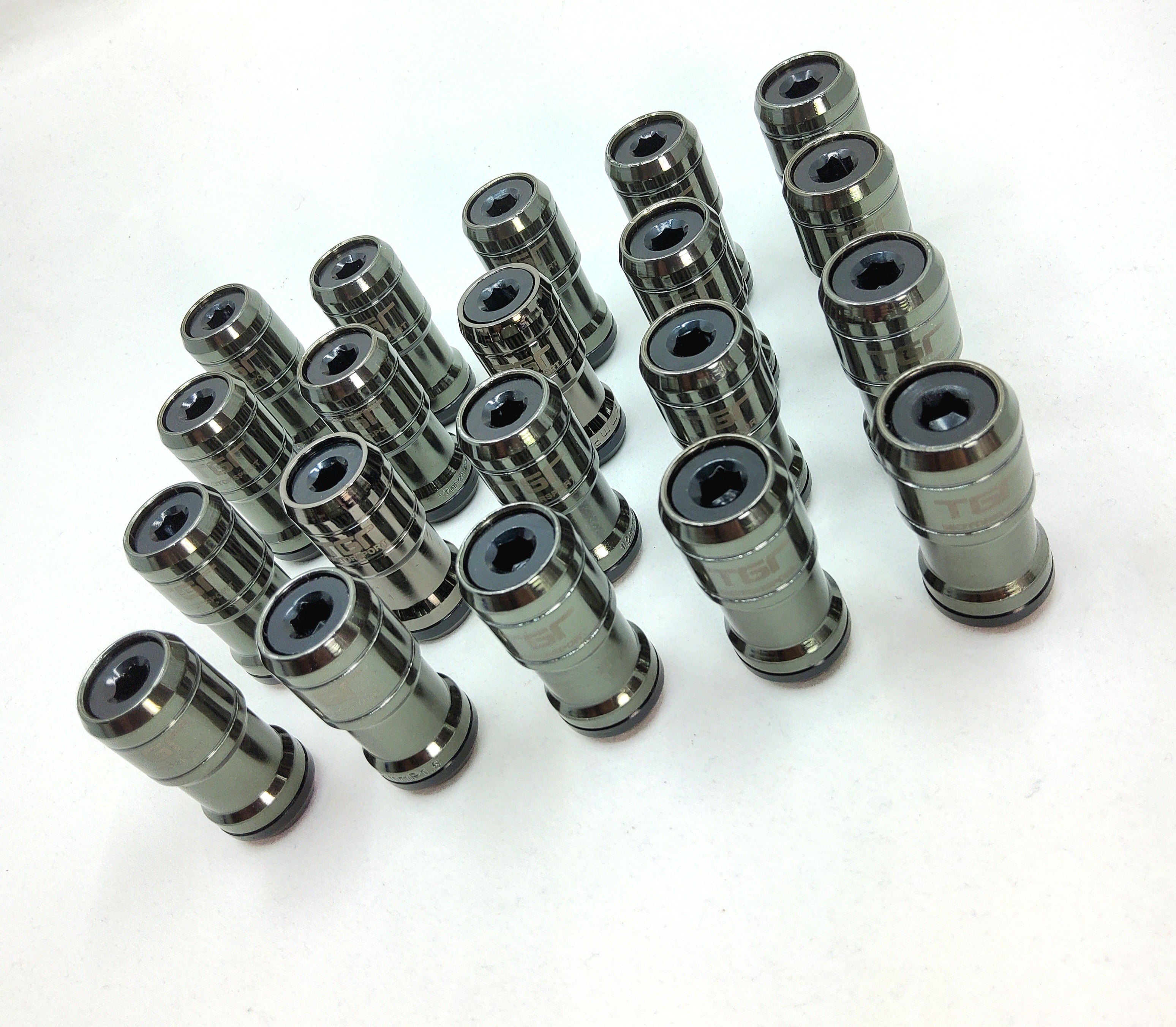 Gunmetal Steel Wheel Nuts