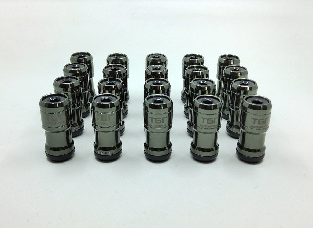 Gunmetal Steel Wheel Nuts