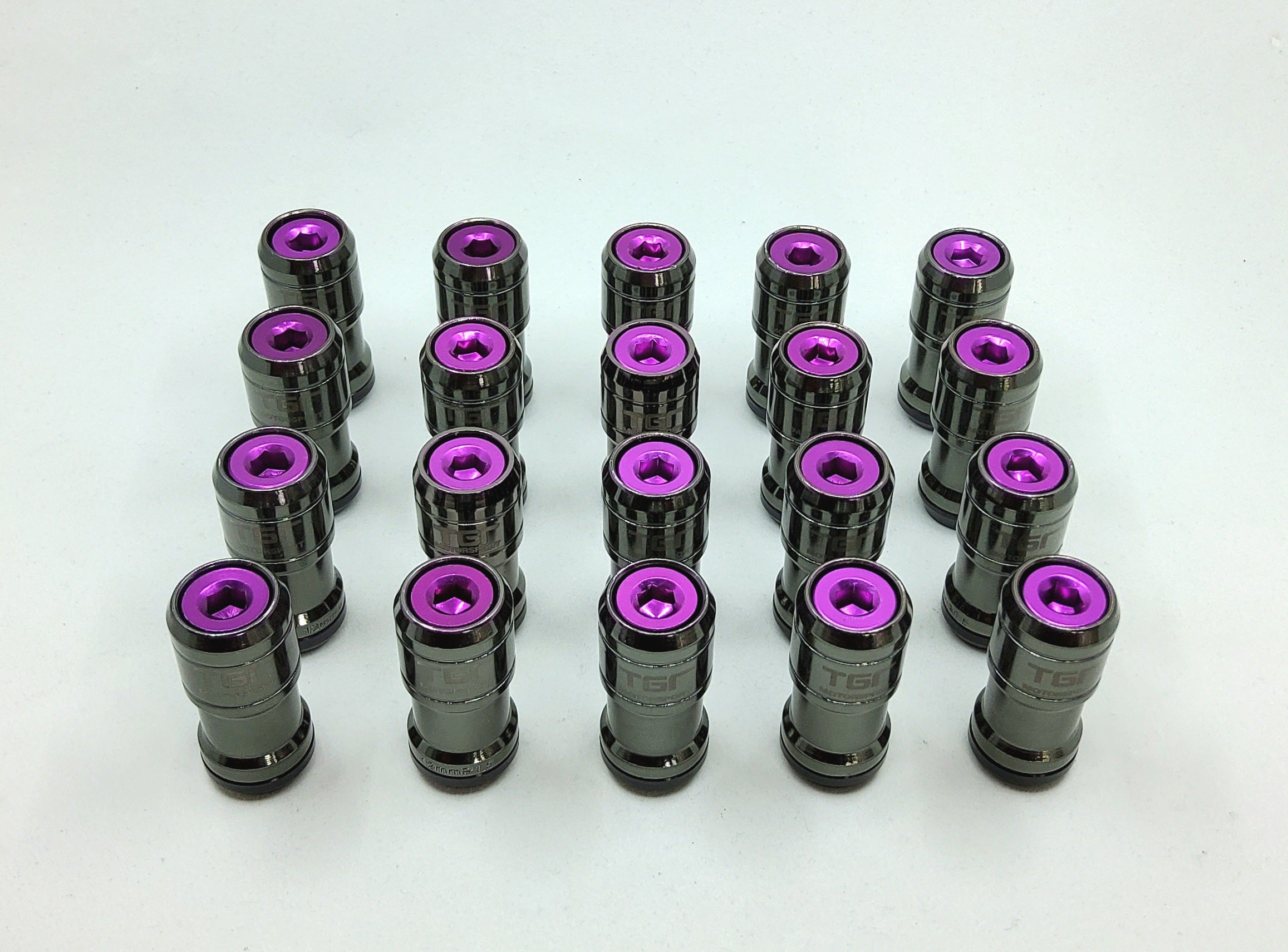 Gunmetal Steel Wheel Nuts