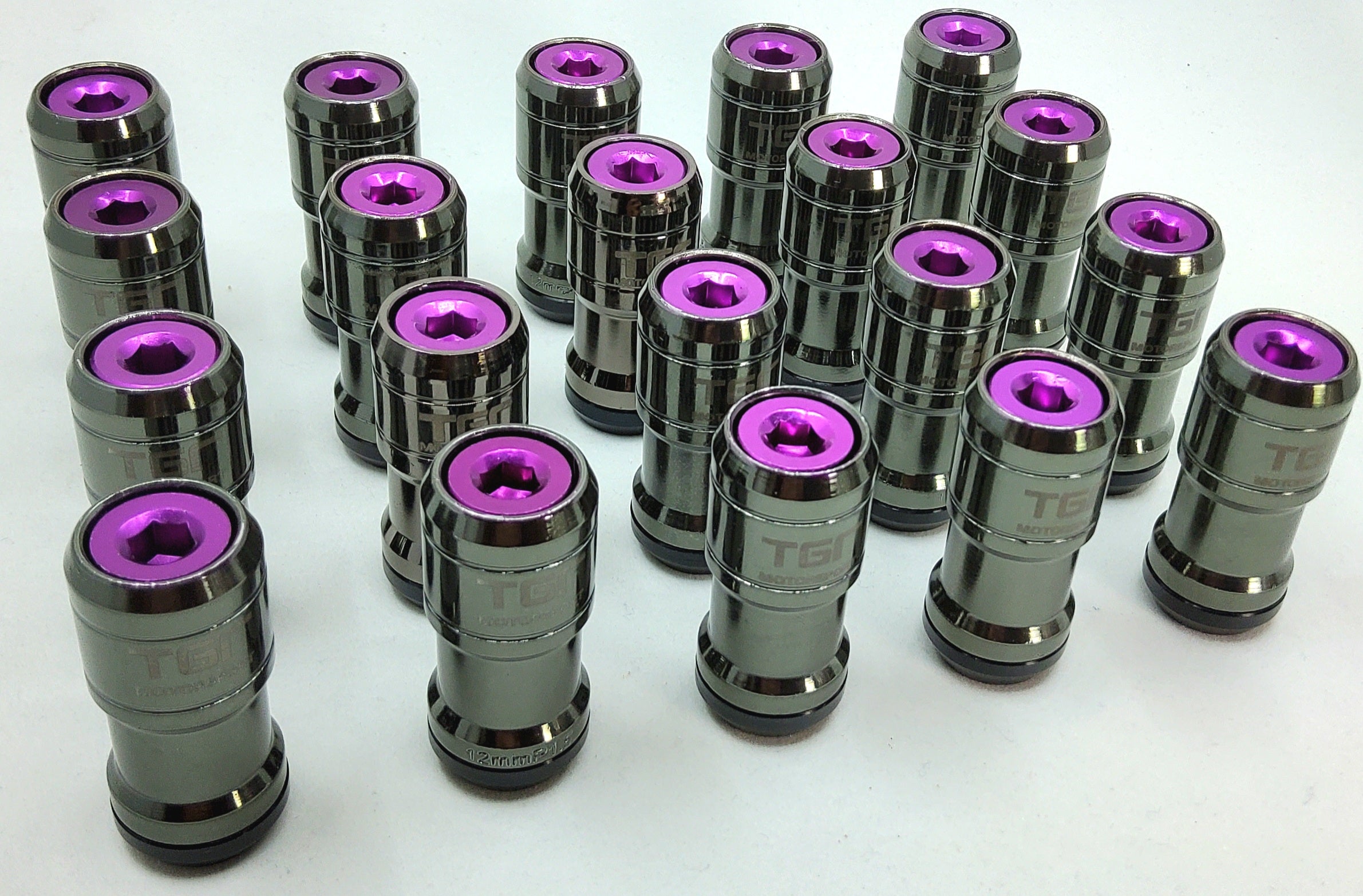 Gunmetal Steel Wheel Nuts