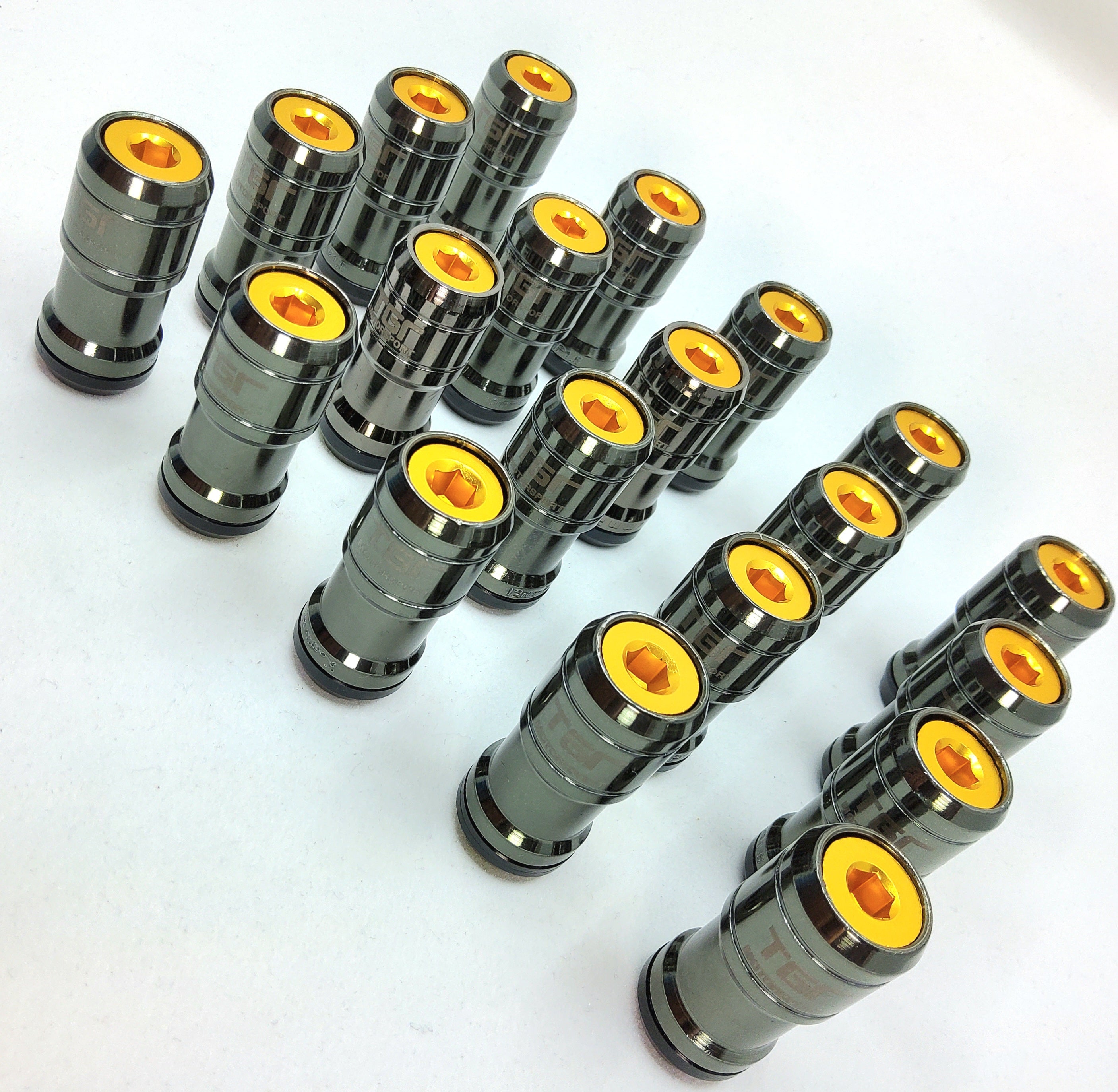 Gunmetal Steel Wheel Nuts