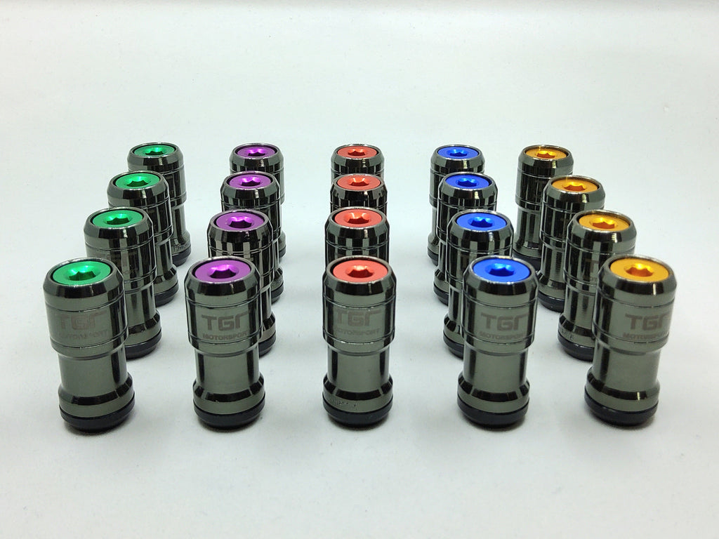 Gunmetal Steel Wheel Nuts