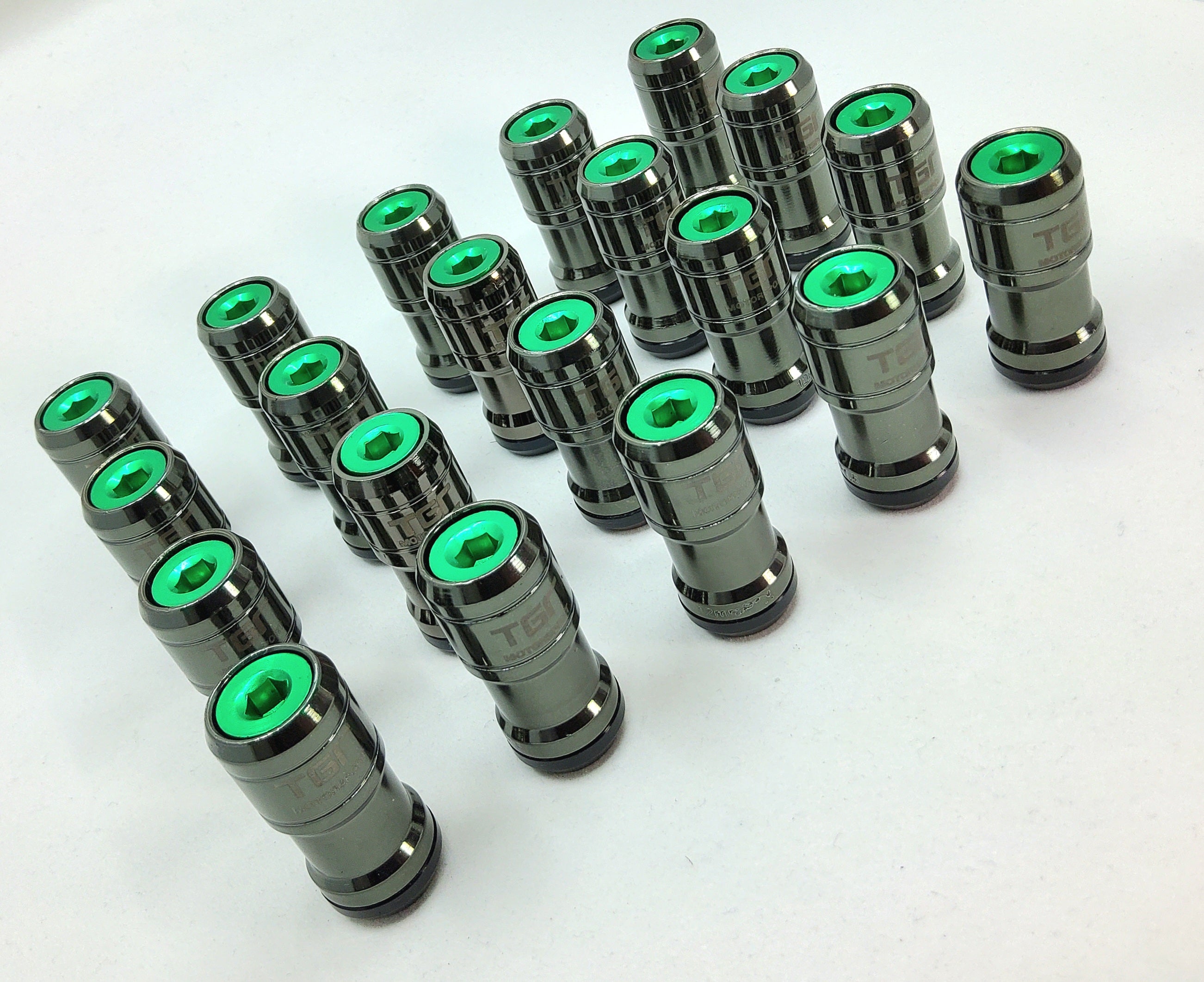 Gunmetal Steel Wheel Nuts