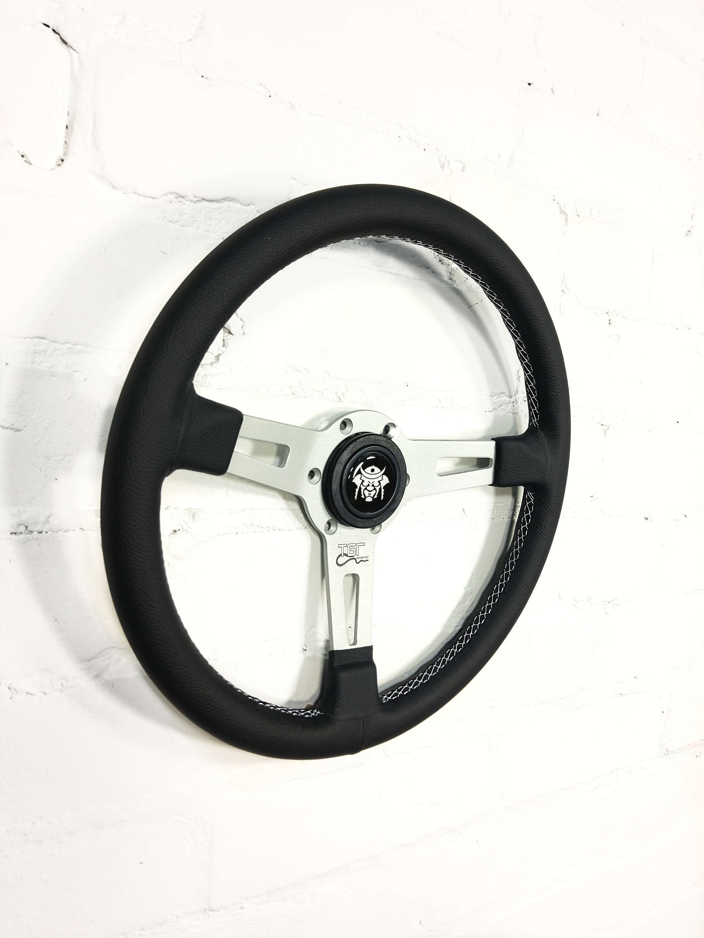 340mm Italian Leather Steering Wheel