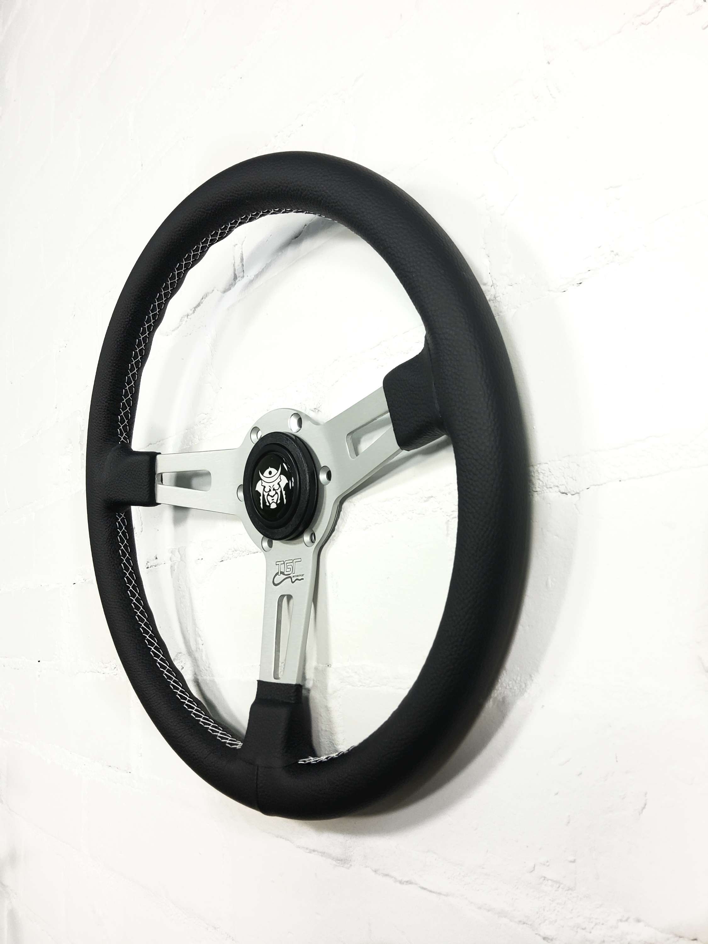 340mm Italian Leather Steering Wheel