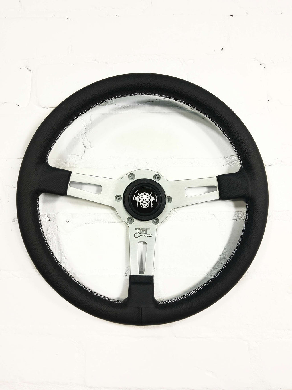 340mm Italian Leather Steering Wheel