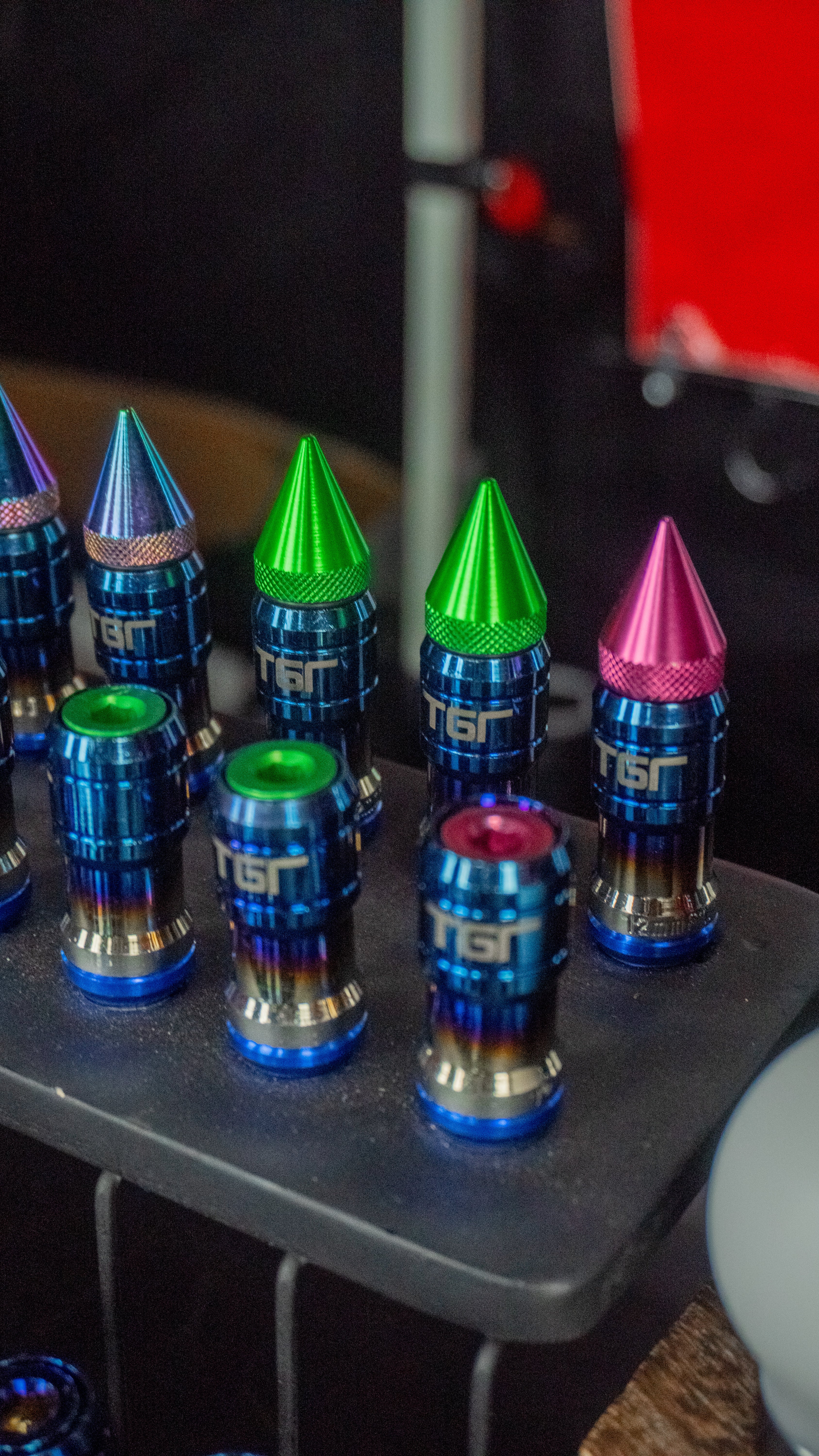 TGR Spiked Endcaps (For Internal Drive) Wheelnuts