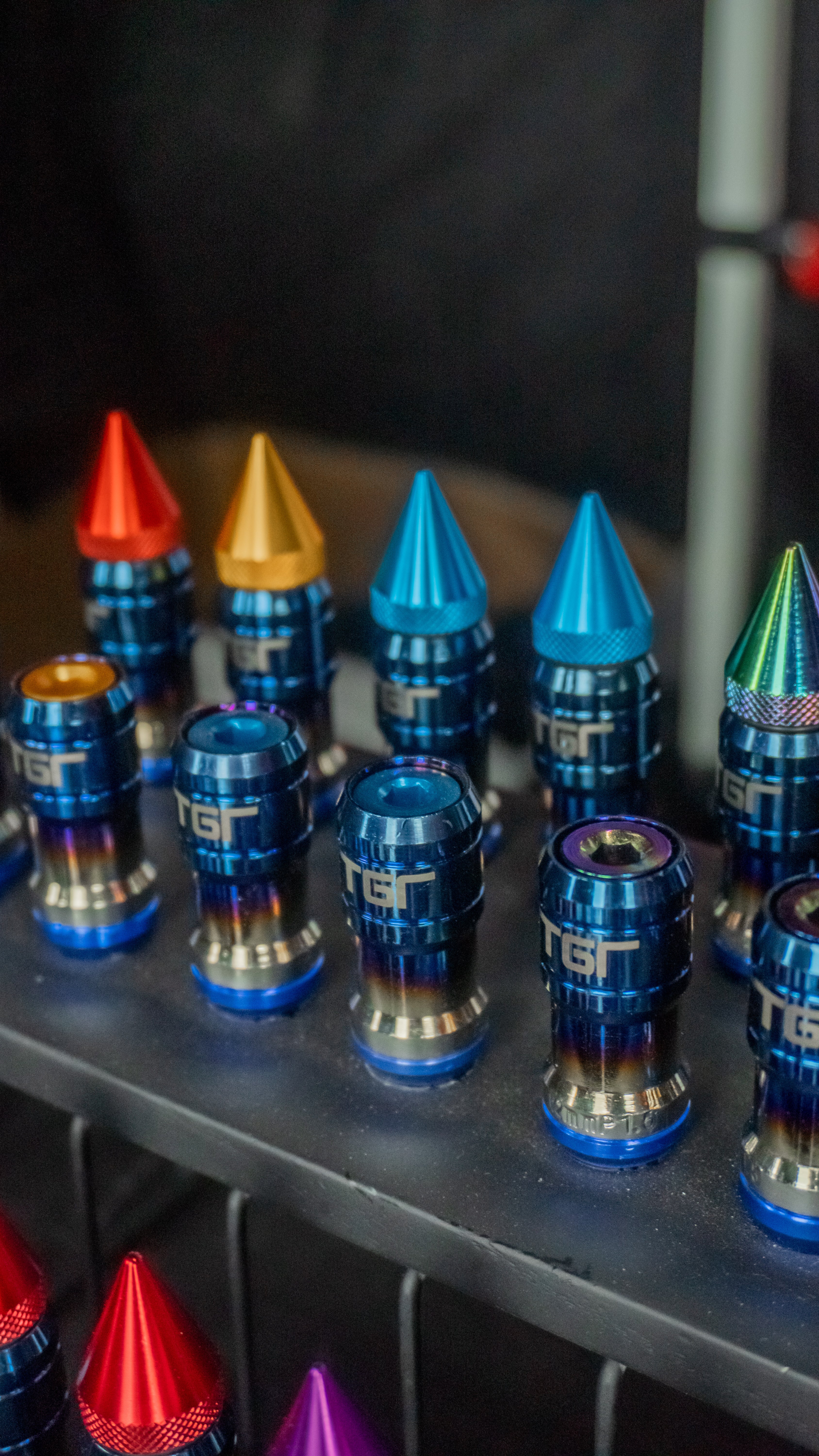 TGR Spiked Endcaps (For Internal Drive) Wheelnuts