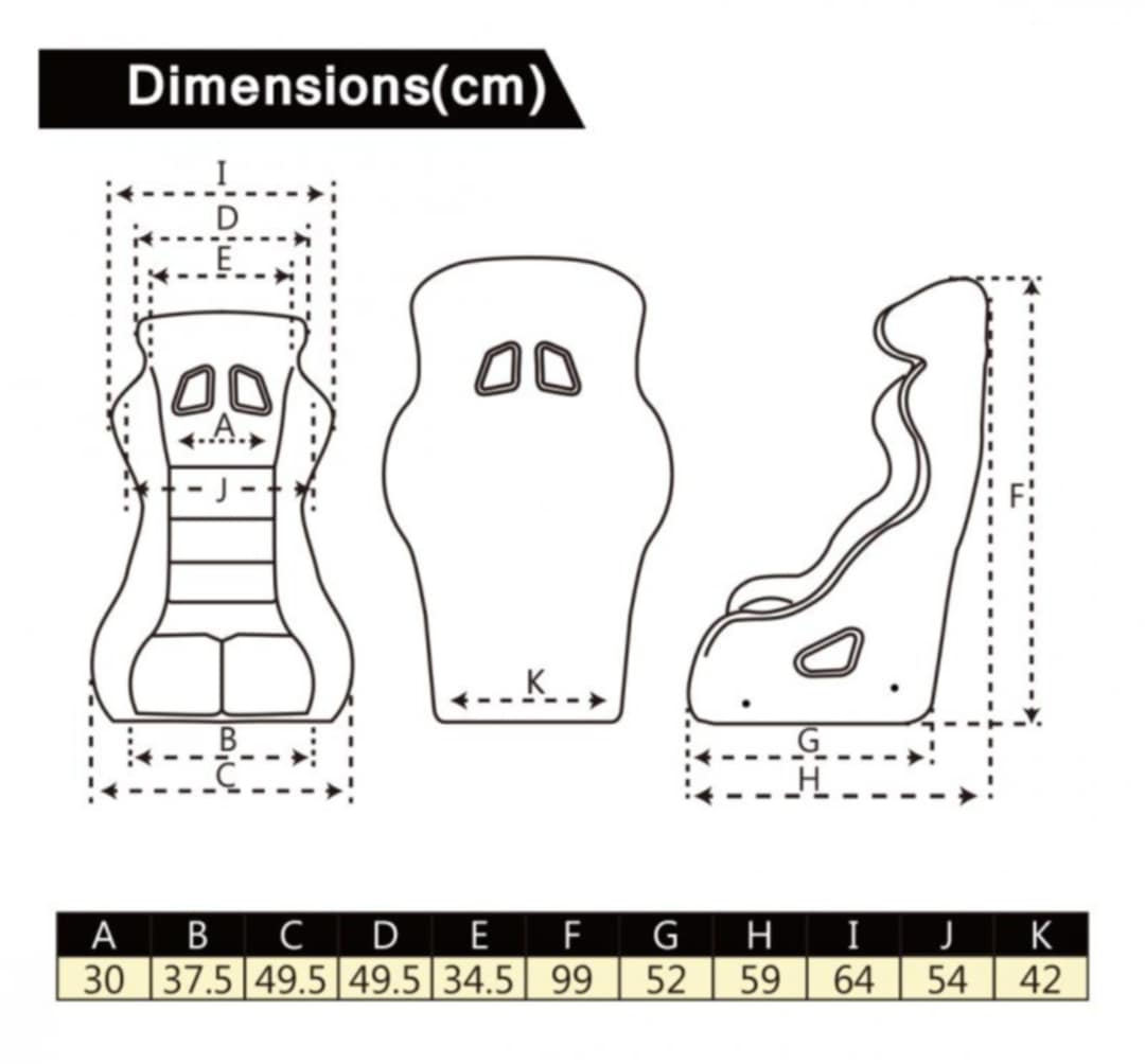 Wrap Around FIA Approved Fixed Bucket Seats (PRE ORDER)