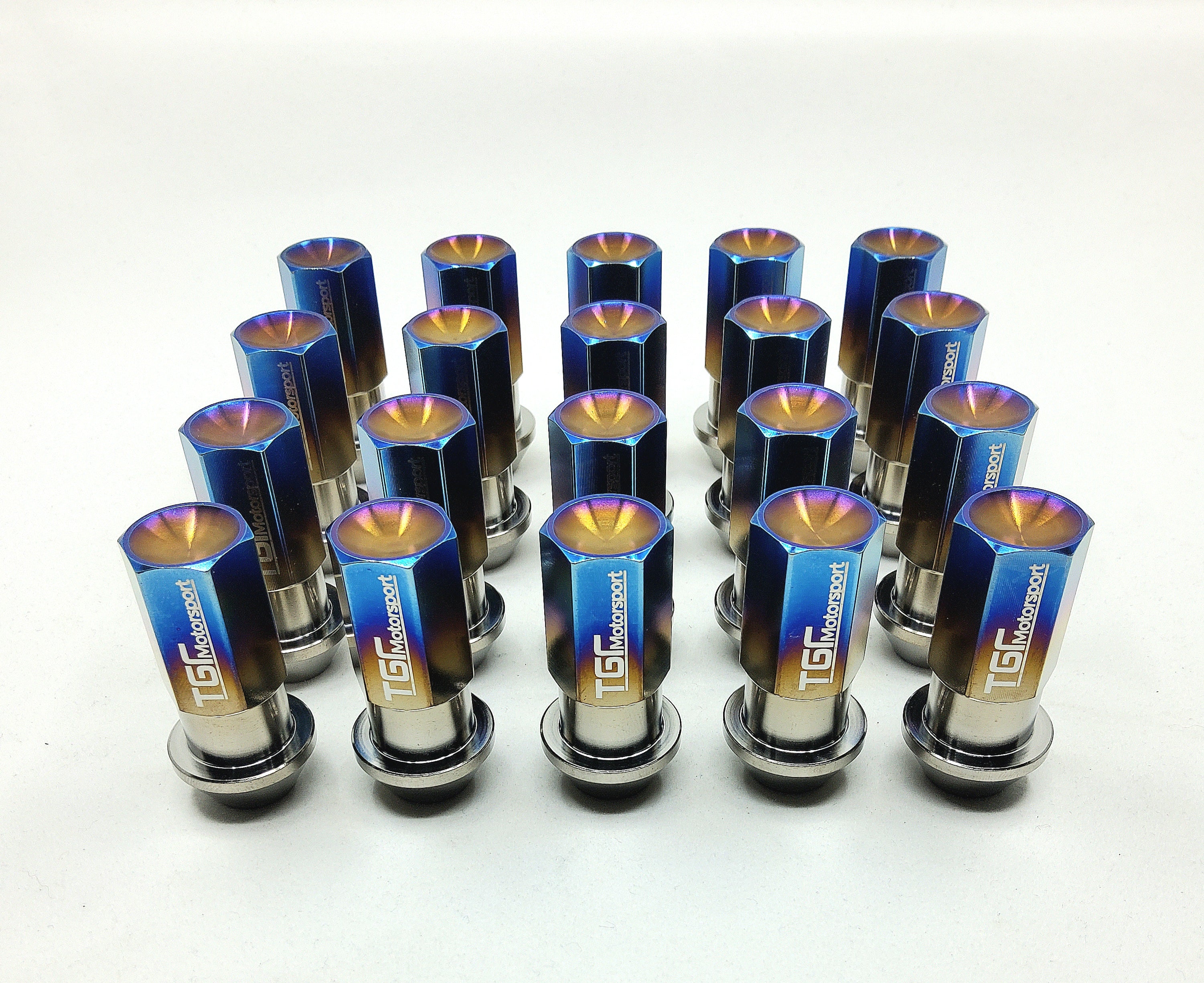 Titanium Closed Ended Hex Wheelnuts CUSTOM ORDER