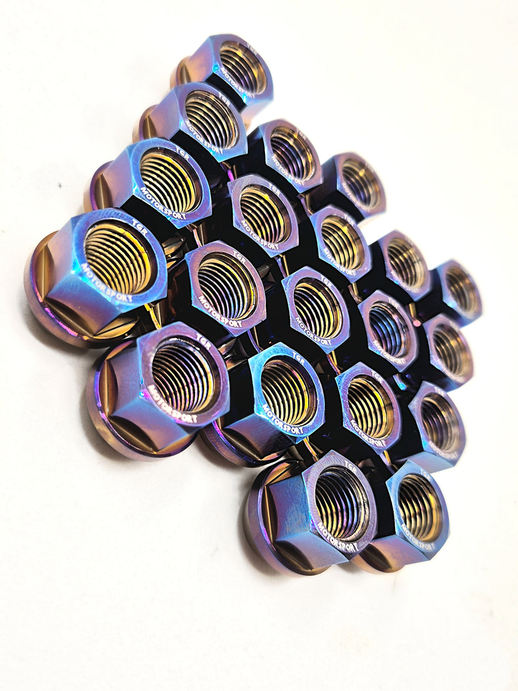 Titanium Slimline Hex Wheelnuts CUSTOM ORDER