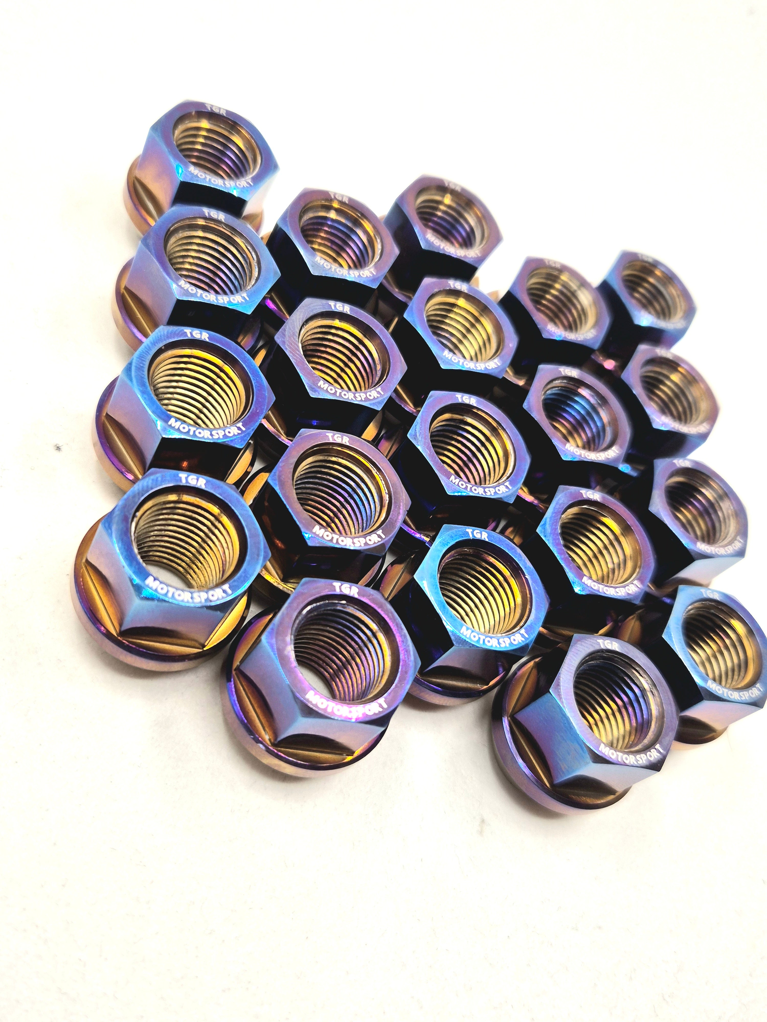 Titanium Slimline Hex Wheelnuts CUSTOM ORDER
