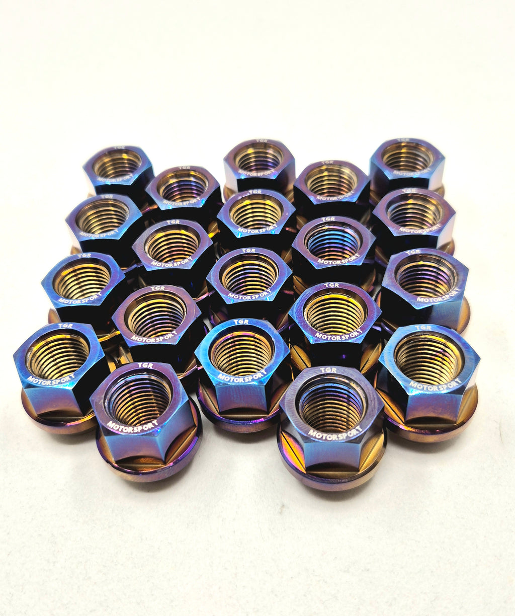 Titanium Slimline Hex Wheelnuts CUSTOM ORDER