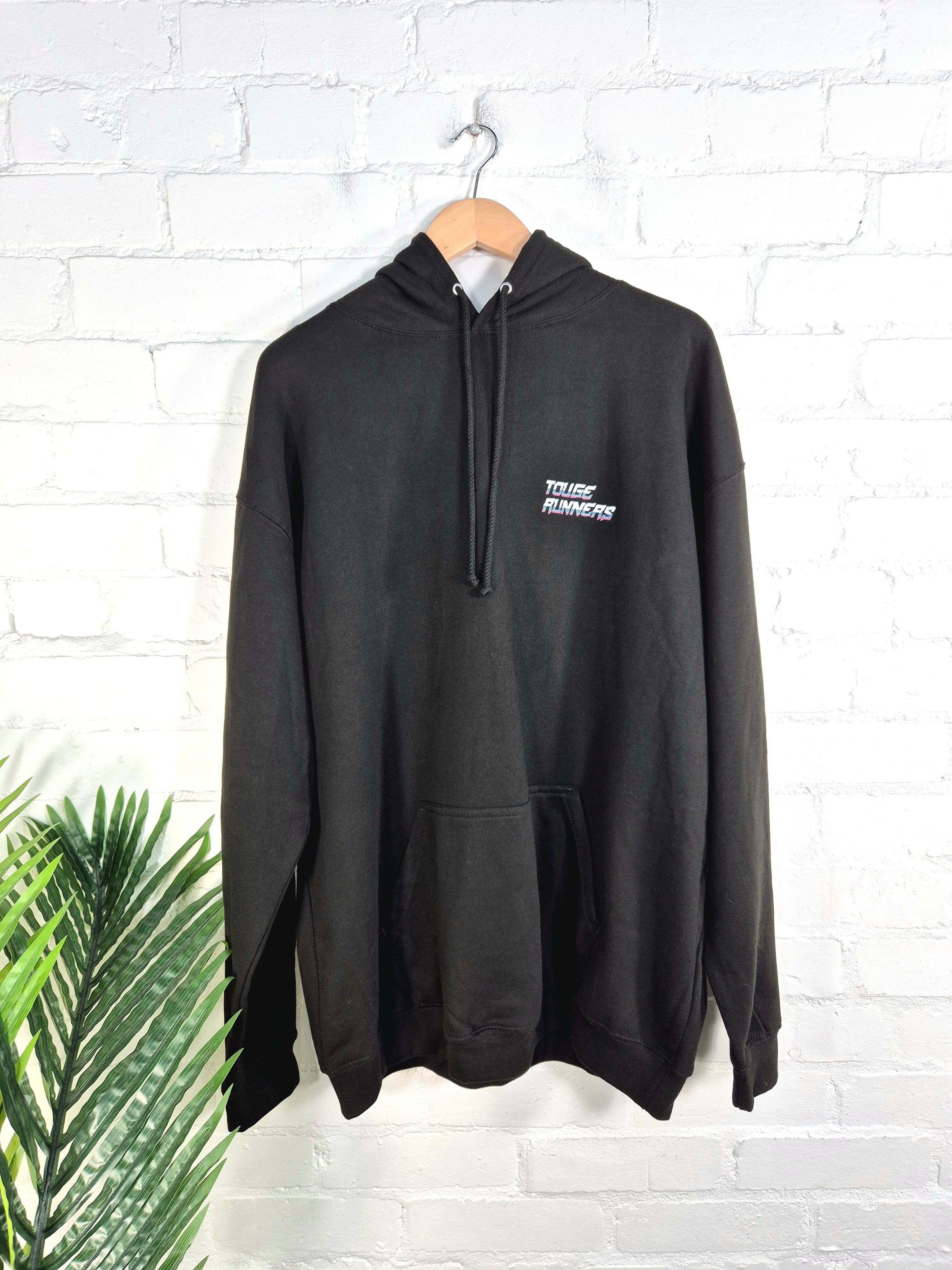 Black TGR Future Samurai Print Hoodie