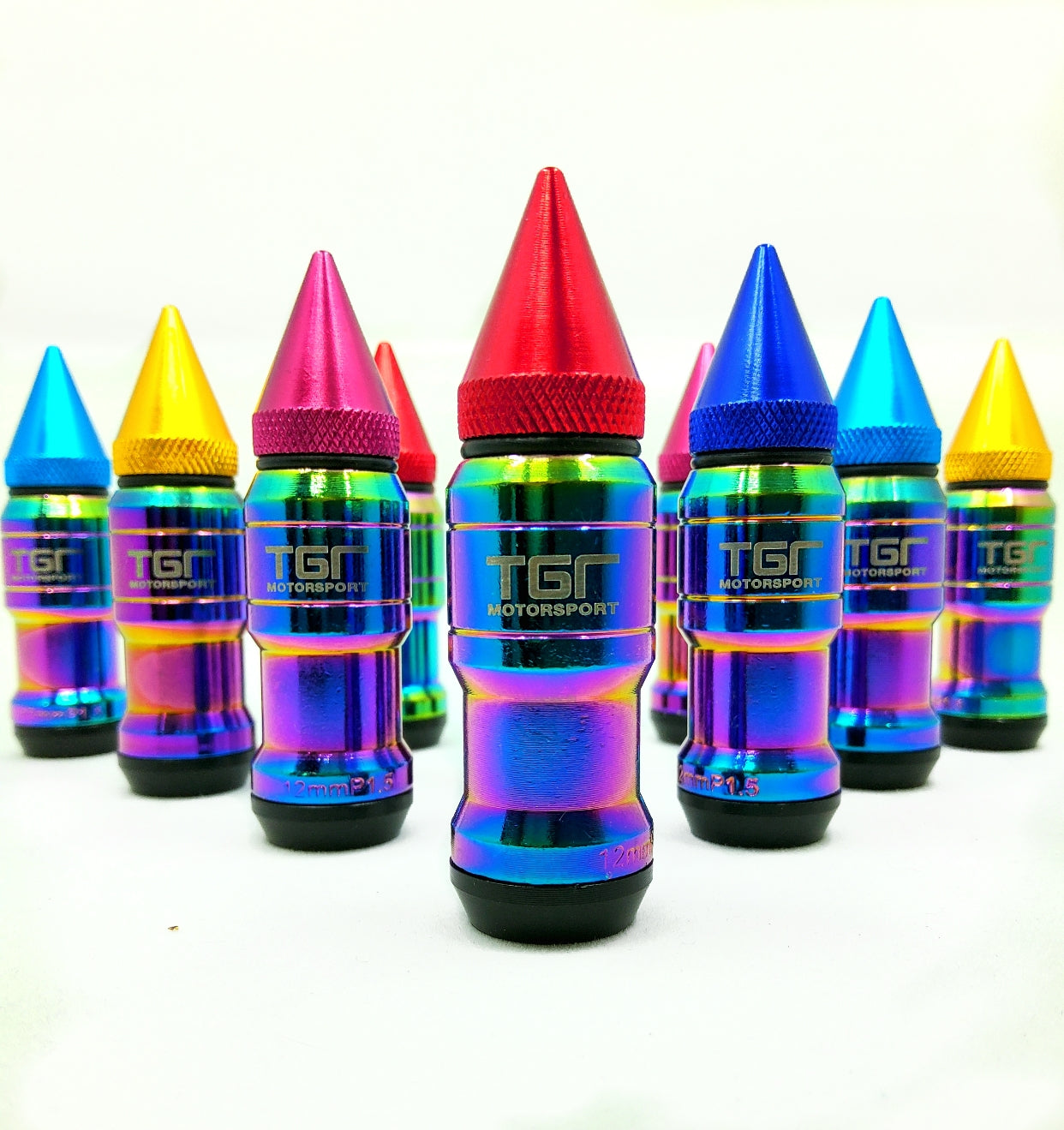 TGR Spiked Endcaps (For Internal Drive) Wheelnuts