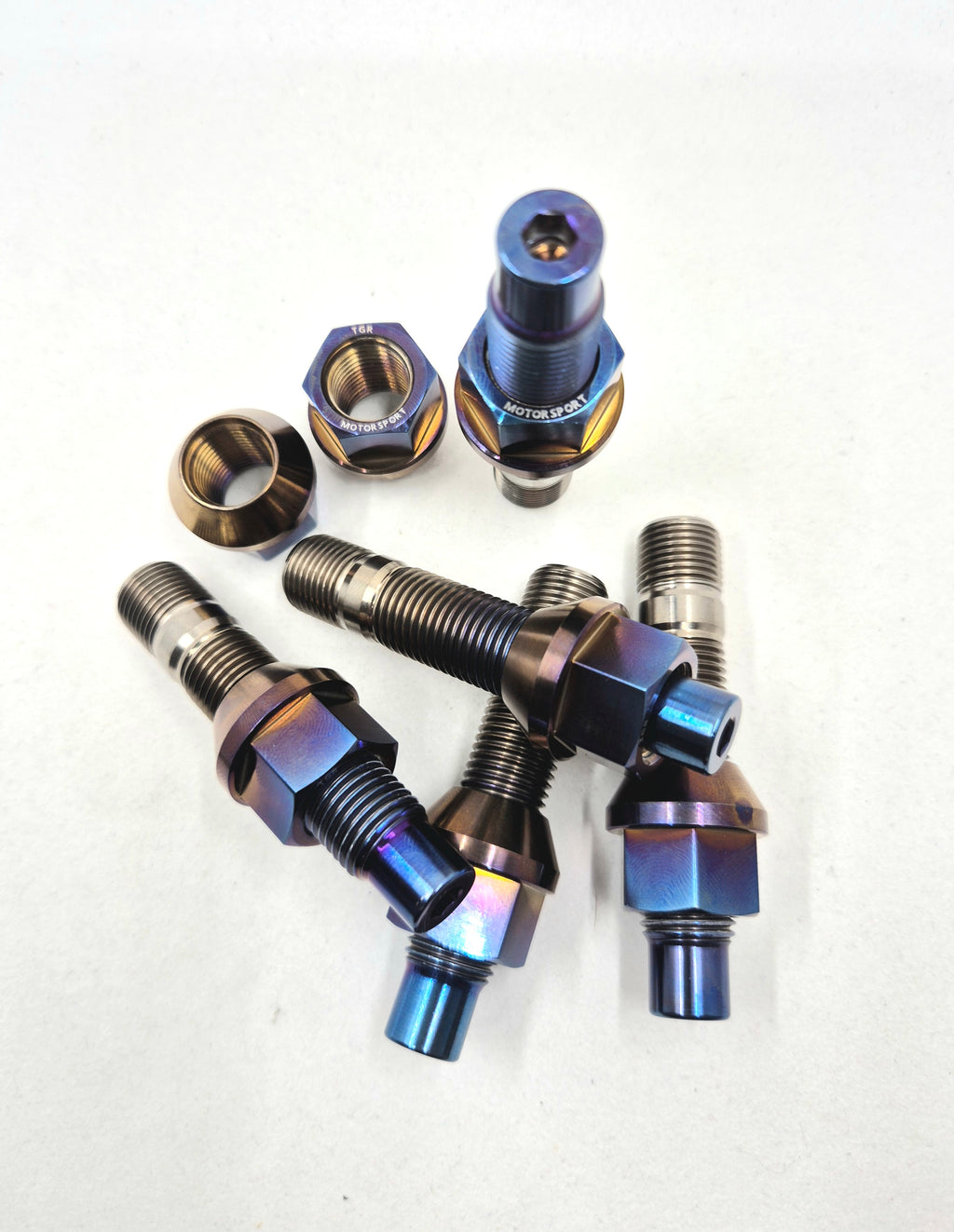 TGR Titanium Extended Wheelnut Adaptor Splines