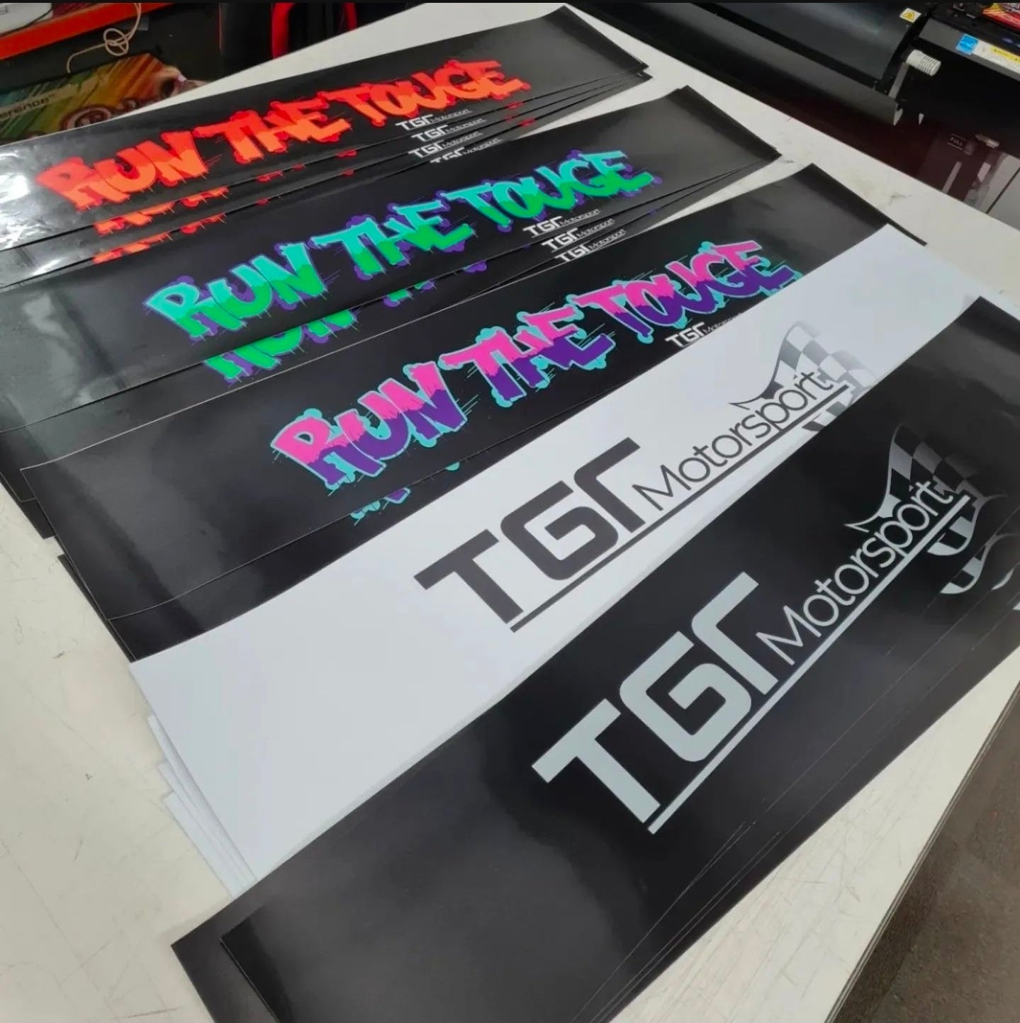 Run The Touge Graffiti Sunstrip