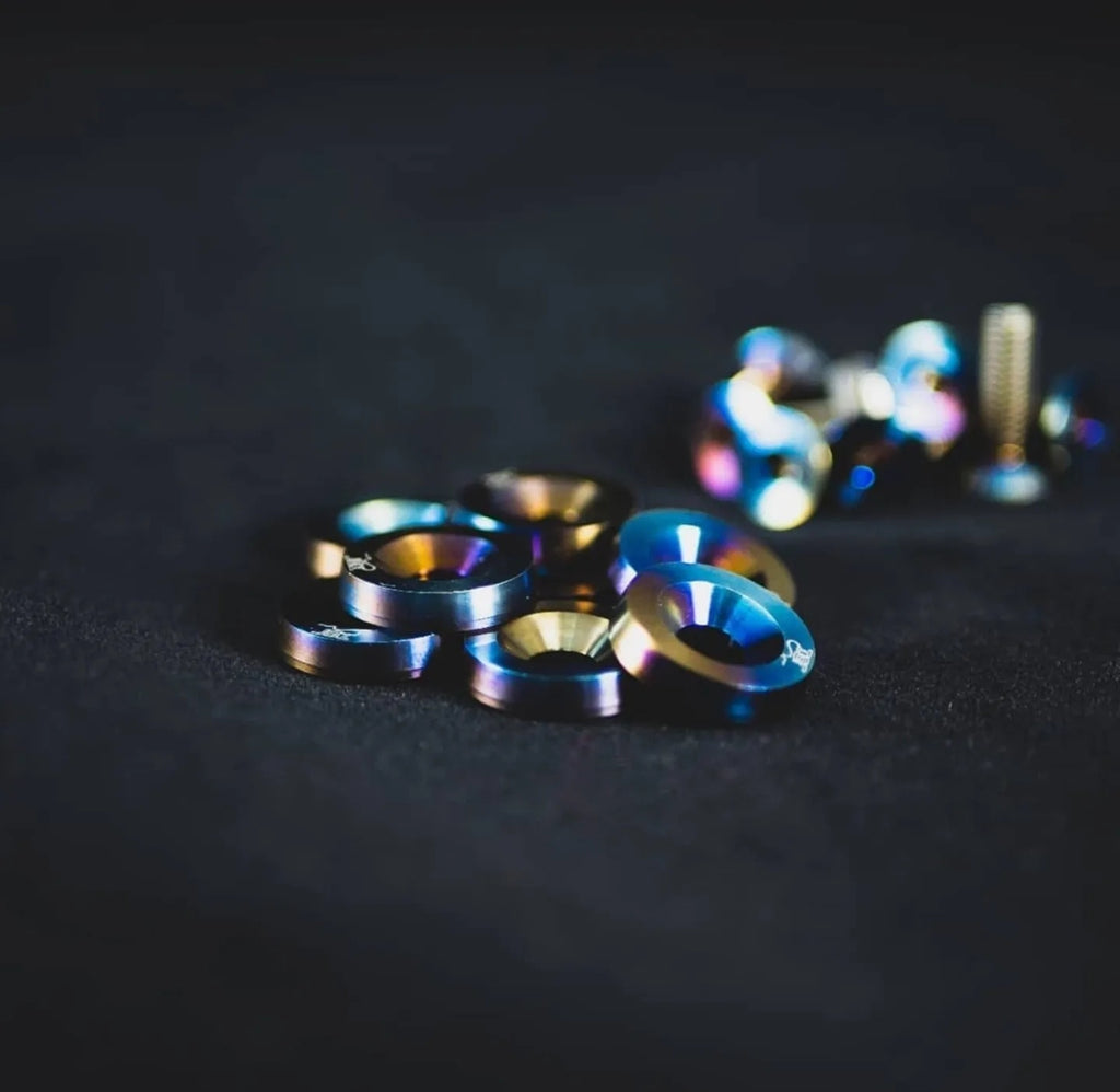 TGR Titanium Engine Bay Dress up Washers