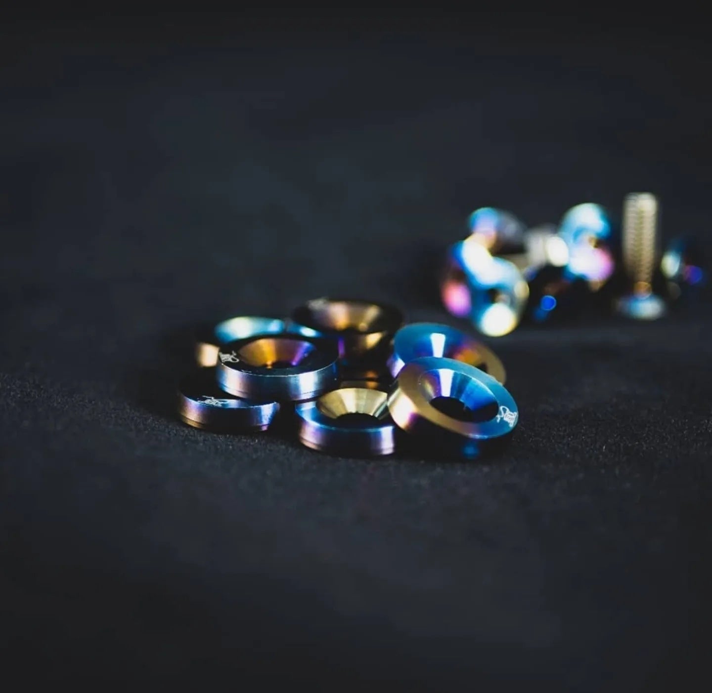 TGR Titanium Engine Bay Dress up Washers