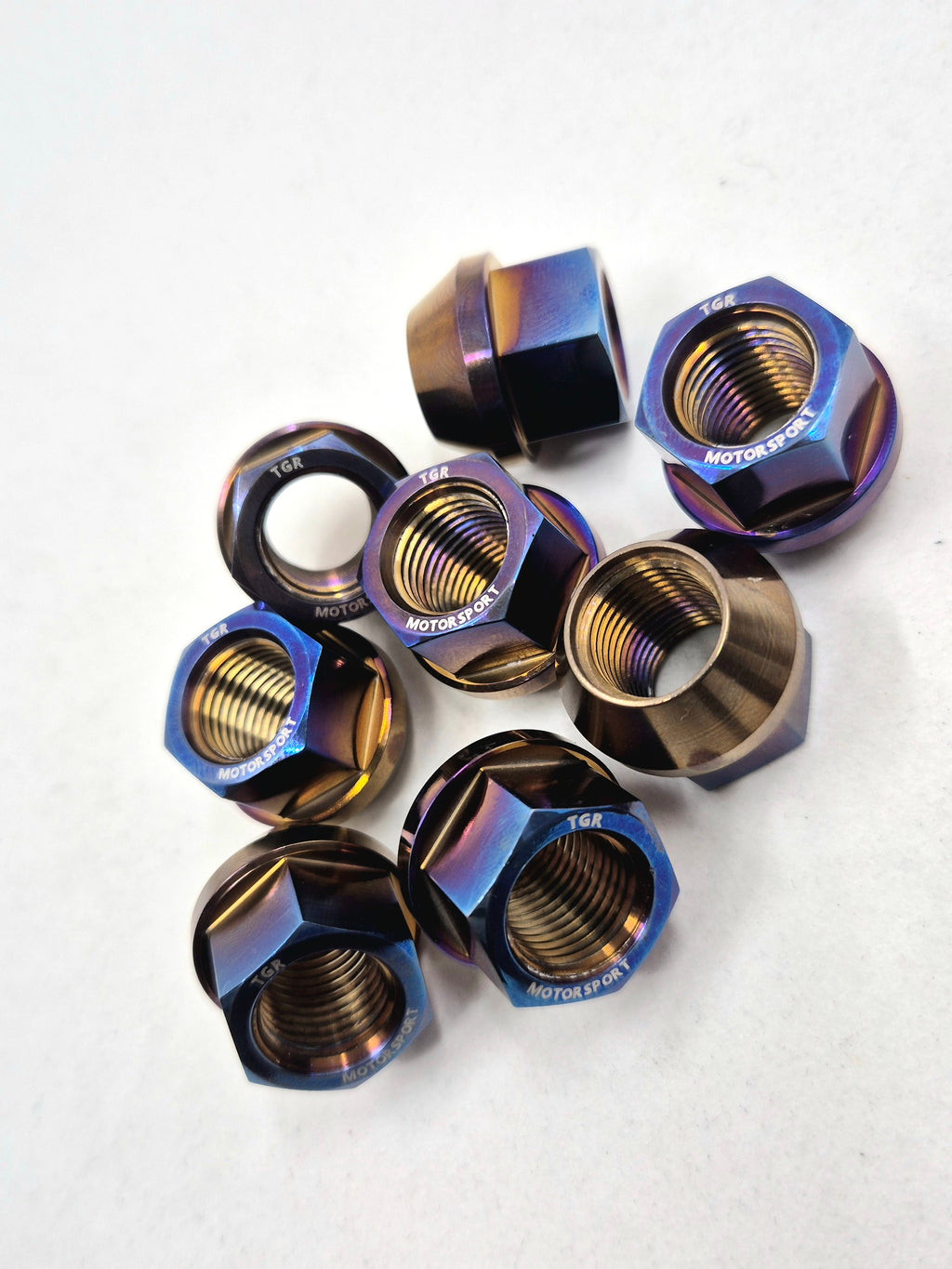 Titanium Slimline Hex Wheelnuts CUSTOM ORDER