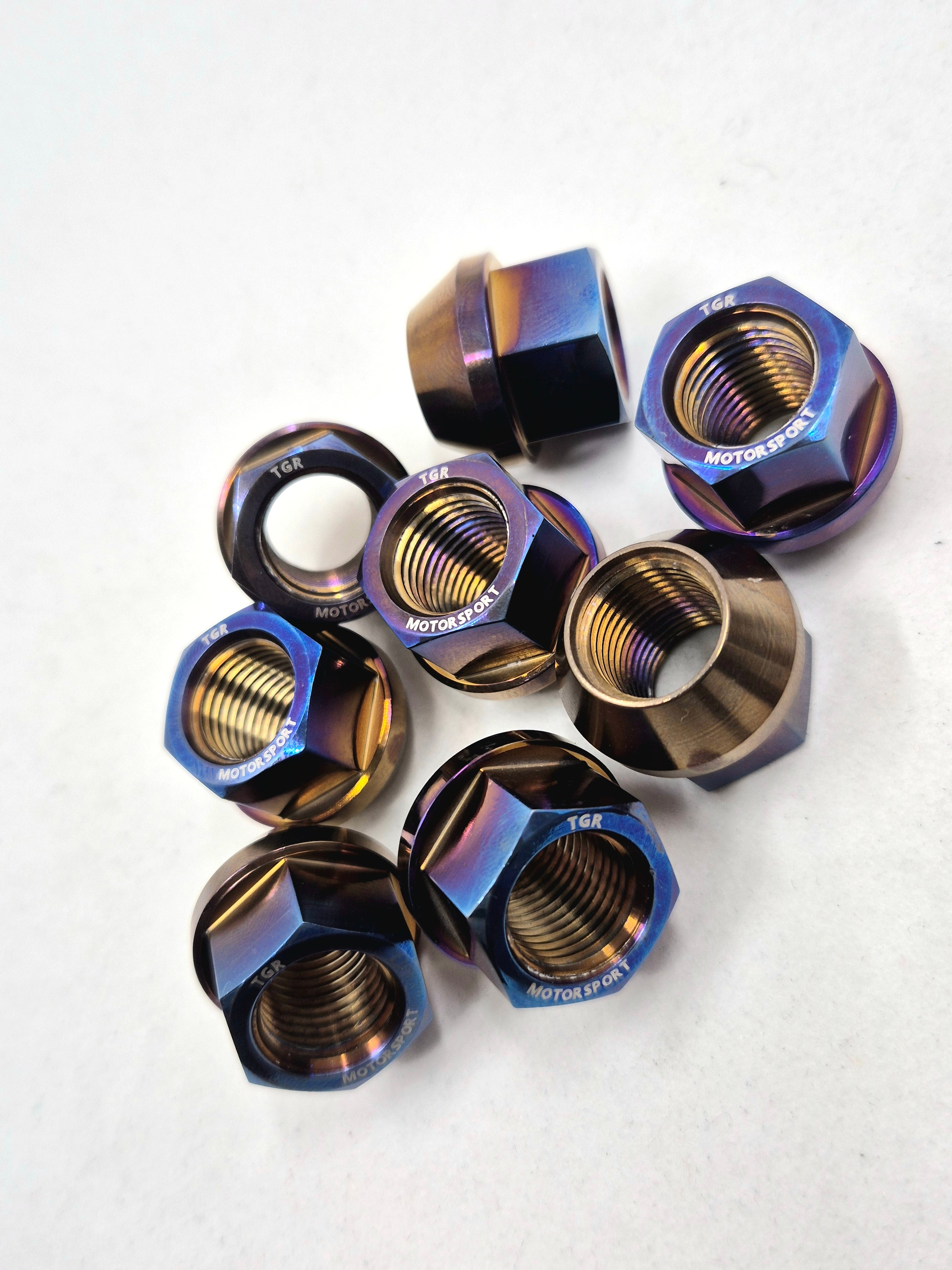 Titanium Slimline Hex Wheelnuts CUSTOM ORDER