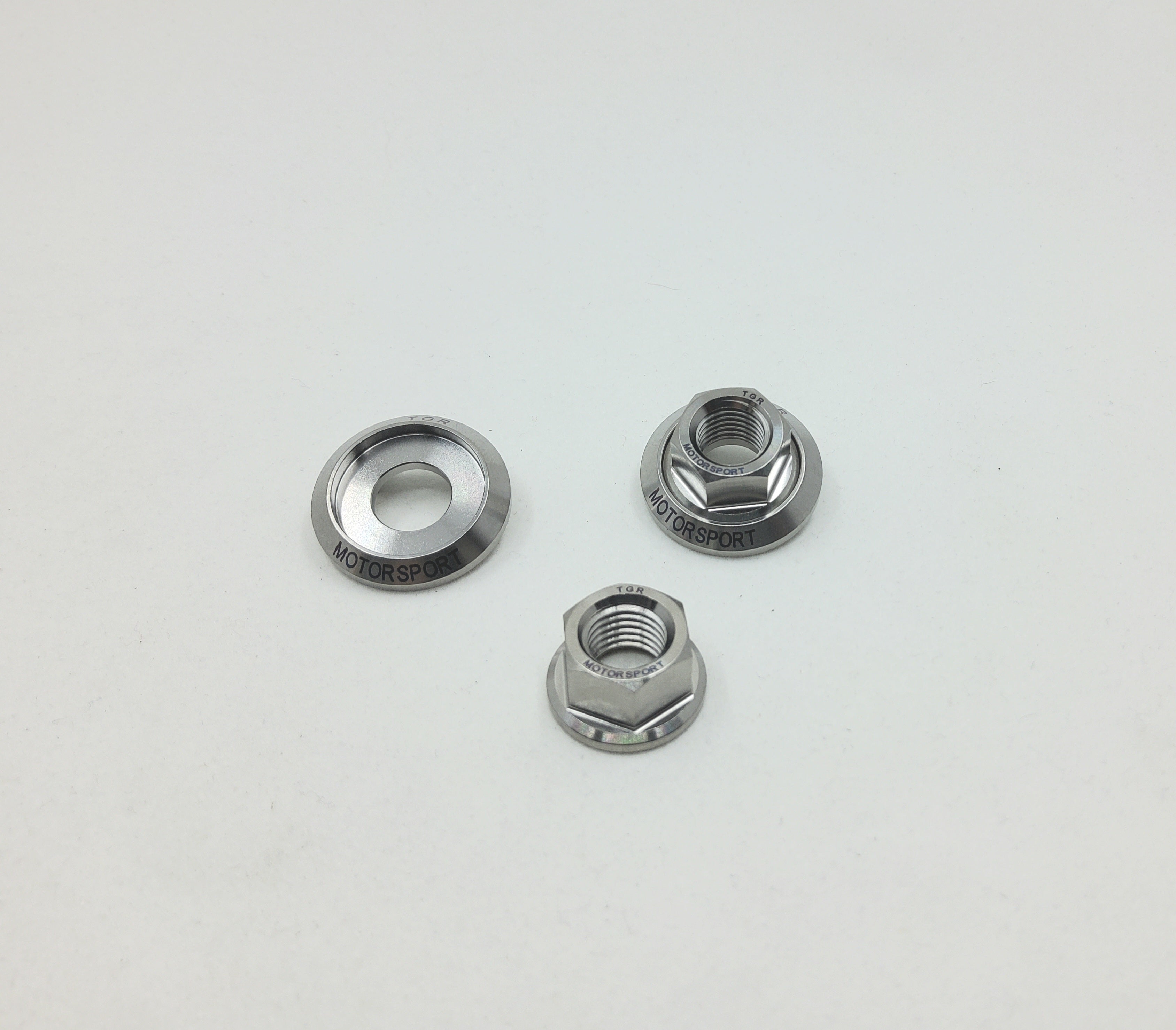 TGR Titanium Suspension Top Washer & Nut M10