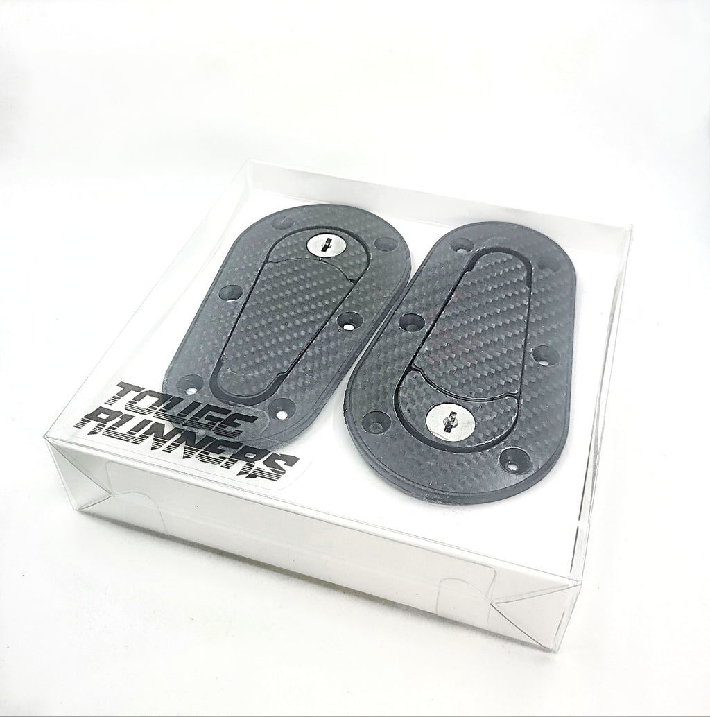 Carbon Fibre & standard Locking Bonnet Pins