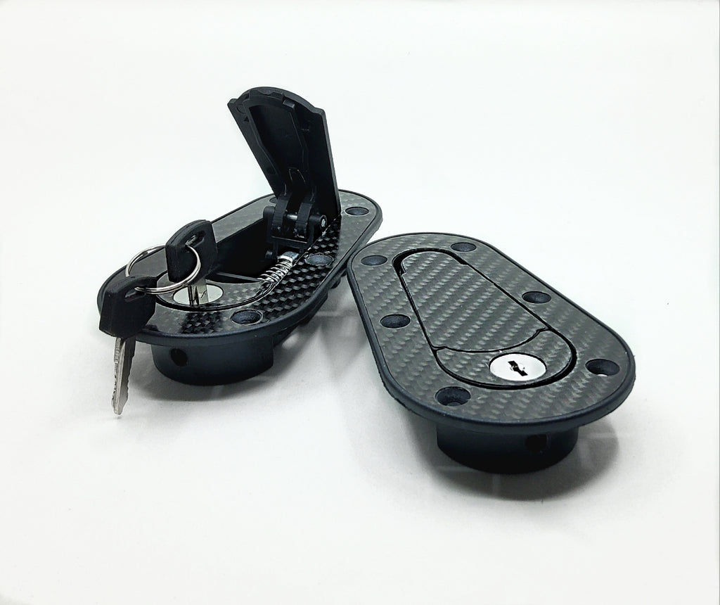 Carbon Fibre & standard Locking Bonnet Pins