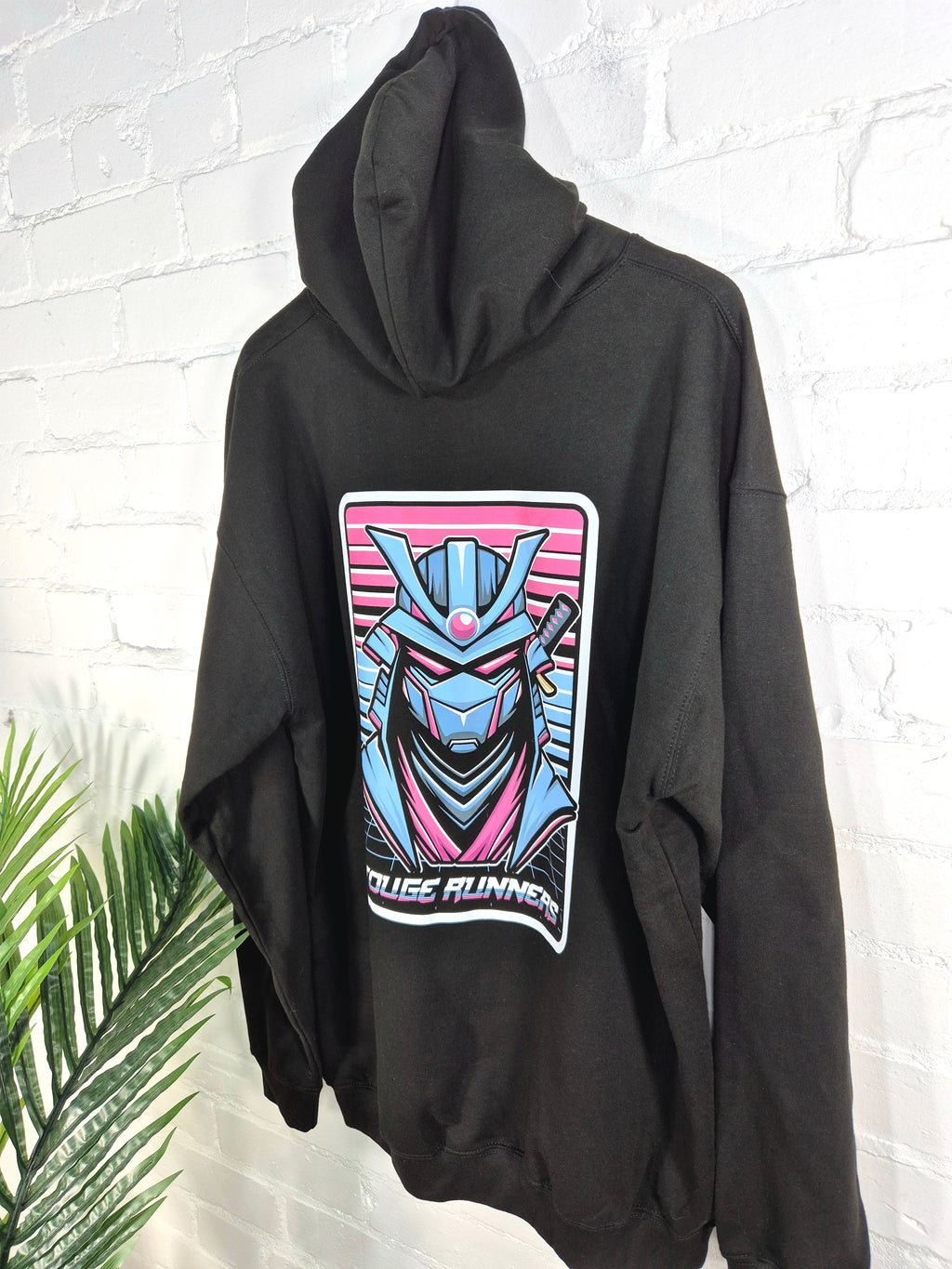 Black TGR Future Samurai Print Hoodie