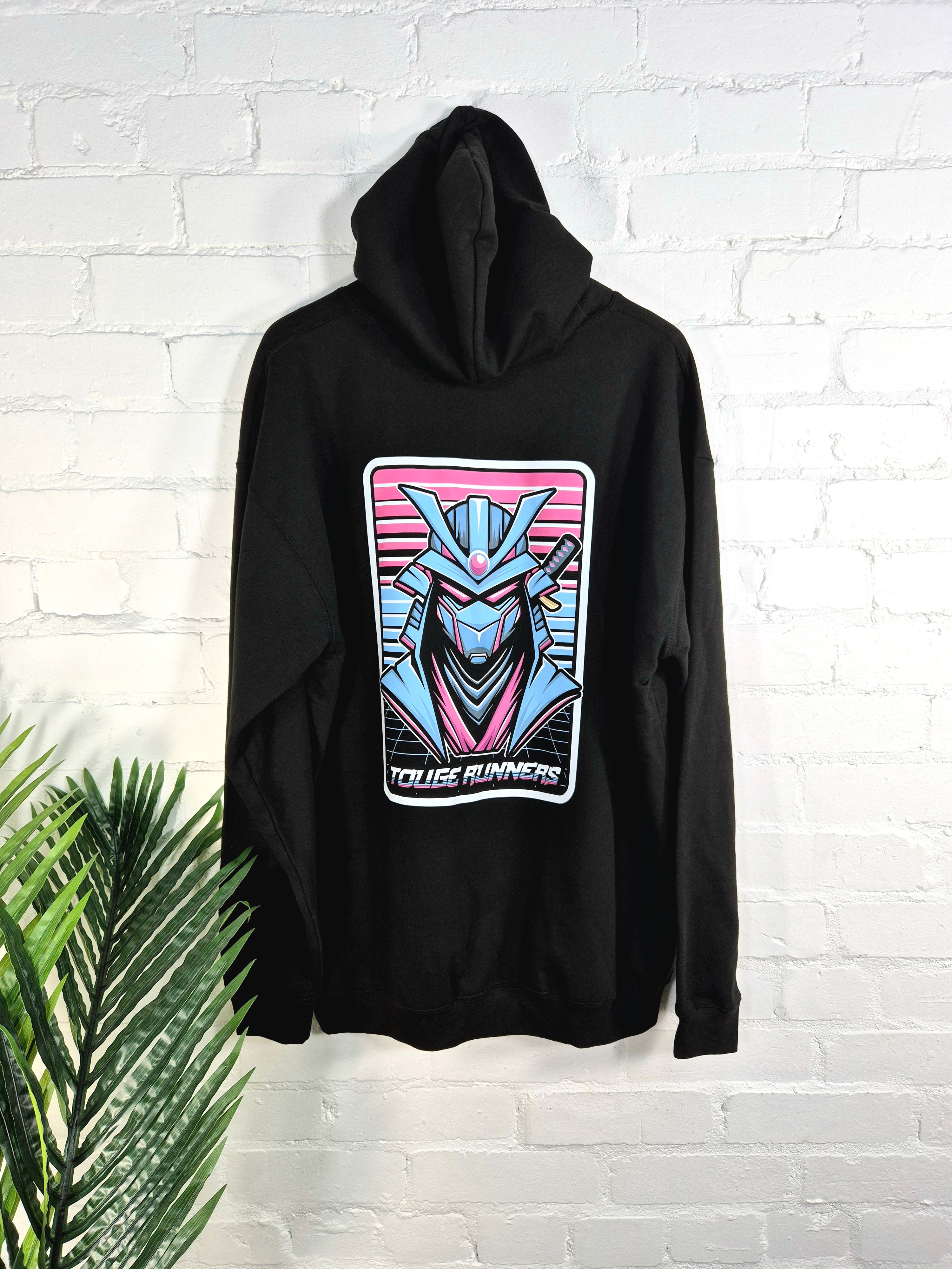 Black TGR Future Samurai Print Hoodie