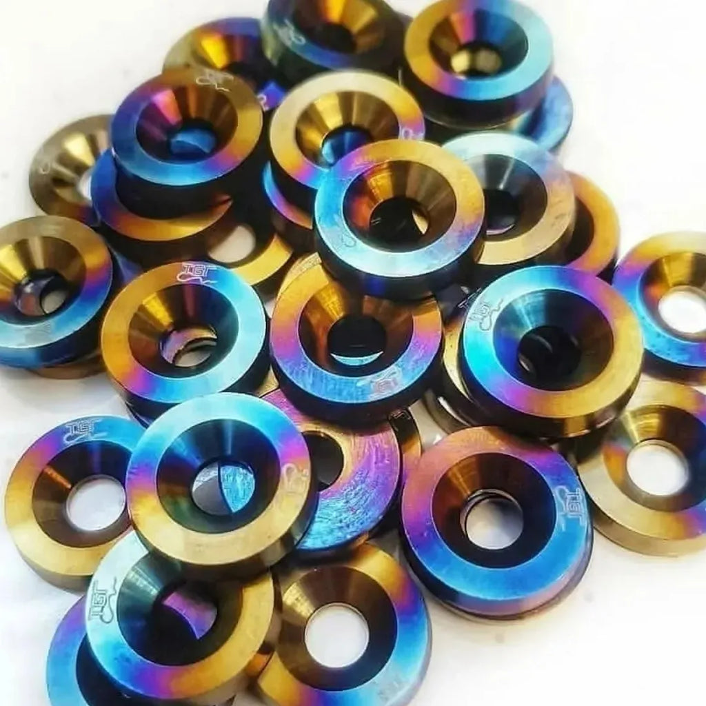TGR Titanium Engine Bay Dress up Washers