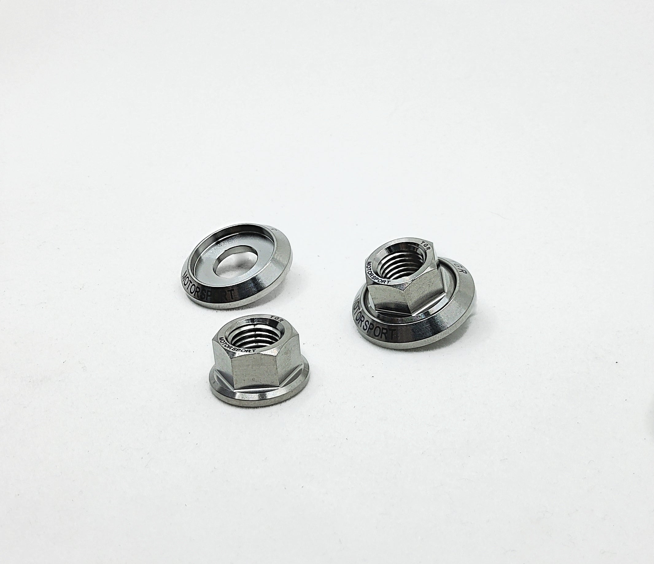 TGR Titanium Suspension Top Washer & Nut M10