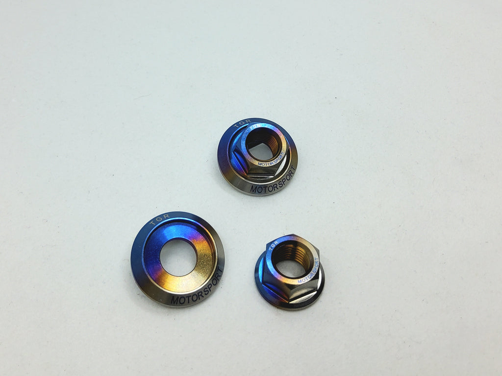 TGR Titanium Suspension Top Washer & Nut M10