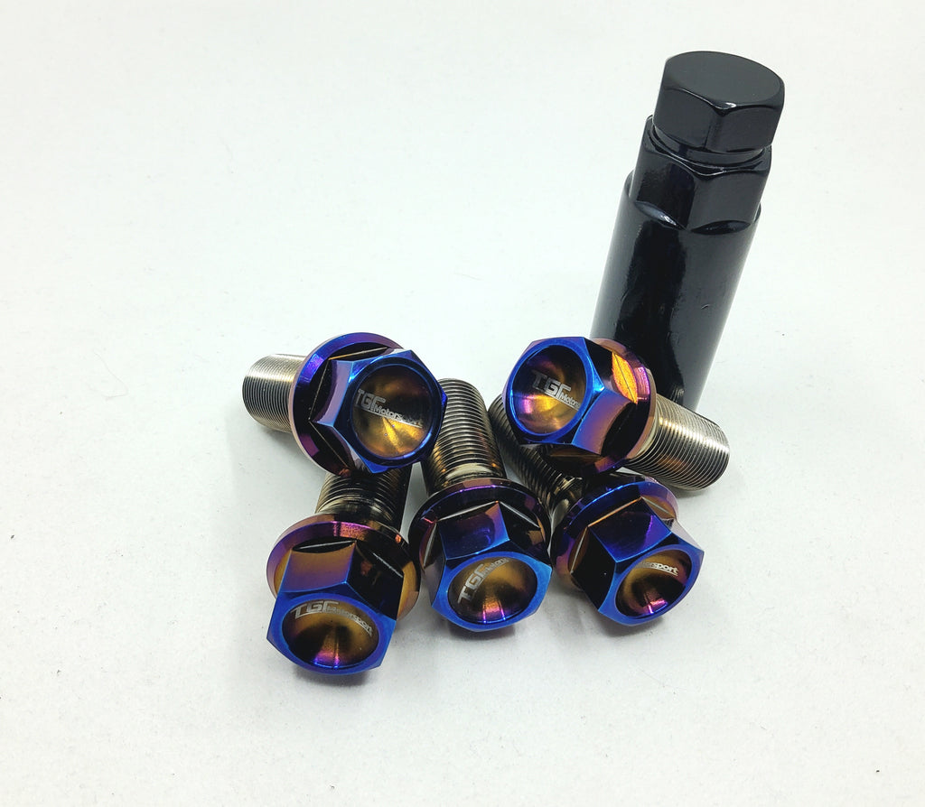 Titanium Hex Wheelbolts CUSTOM ORDER